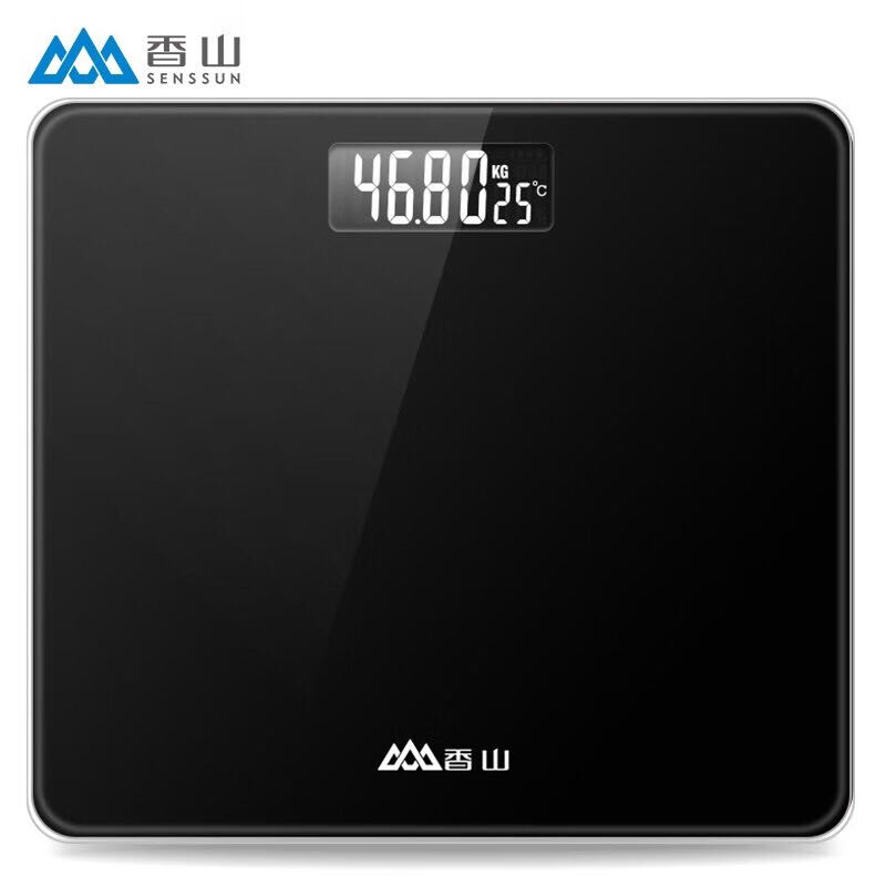 香山 家用精准减肥体重秤电子秤称重秤称重计体脂秤克秤 19.9元（需用券）