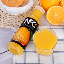 农夫山泉 NFC果汁饮料（冷藏型）100%鲜果压榨橙汁 300ml*4瓶 23.03元（需买3件