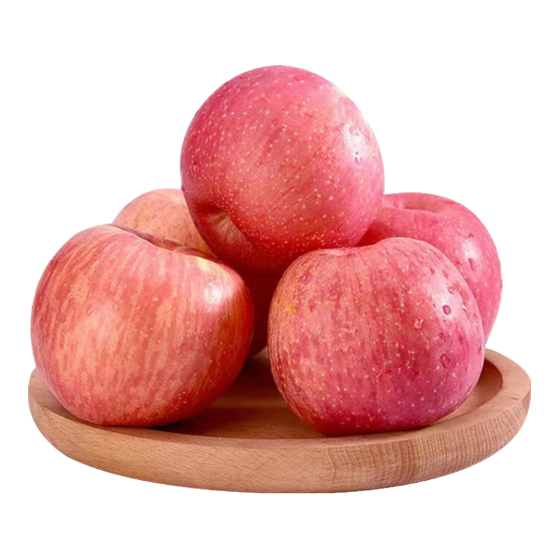 plus会员：京鲜生 山西红富士苹果4.5斤 果径 75mm 新鲜水果 源头直发 18.91元