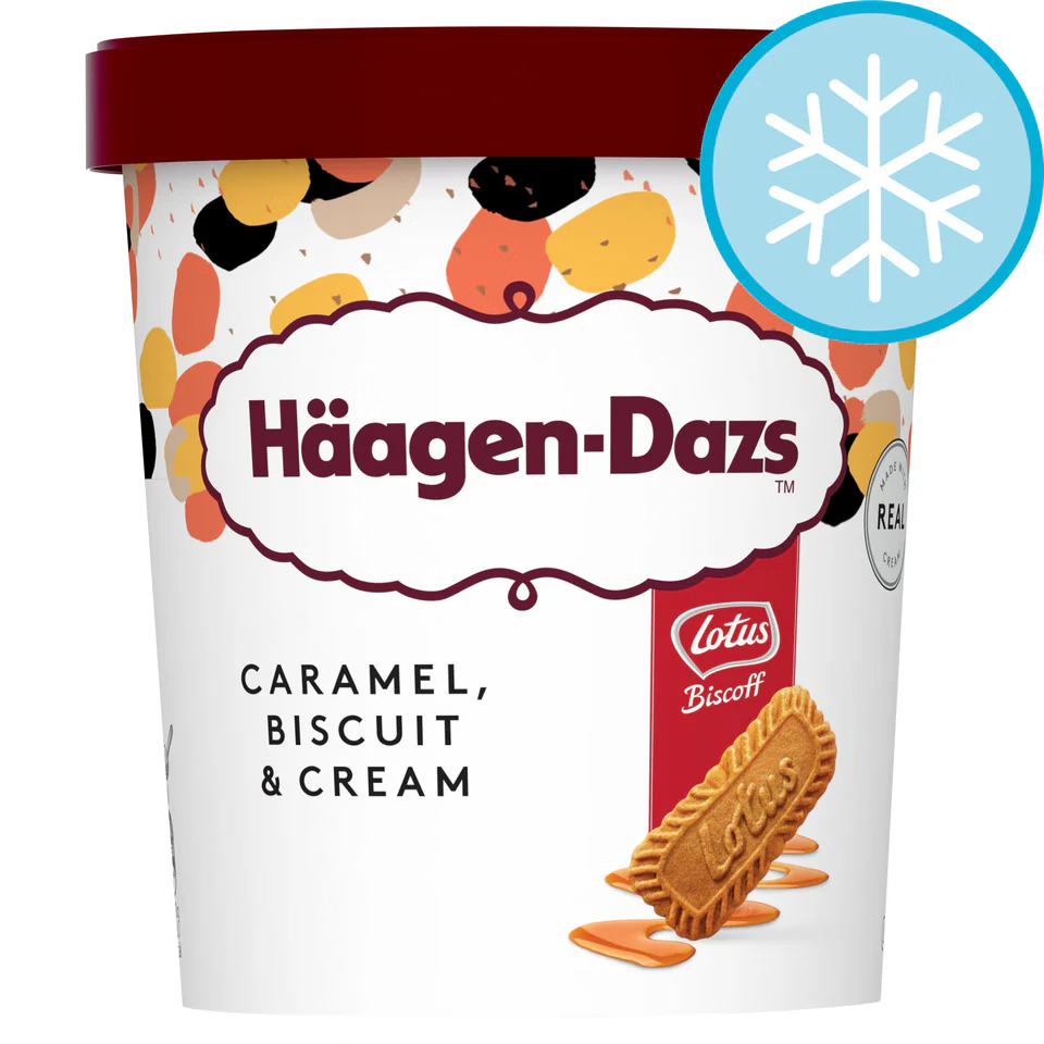 Häagen·Dazs 哈根达斯 经典咸焦糖口味大桶冰淇淋460ml 家庭装 40.73元