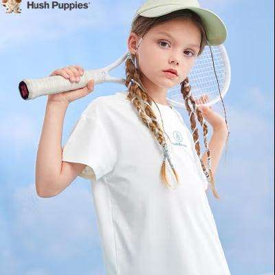 PLUS会员：Hush Puppies 暇步士 儿童简约时尚短袖（多色多尺码可选） 58.31元 包邮