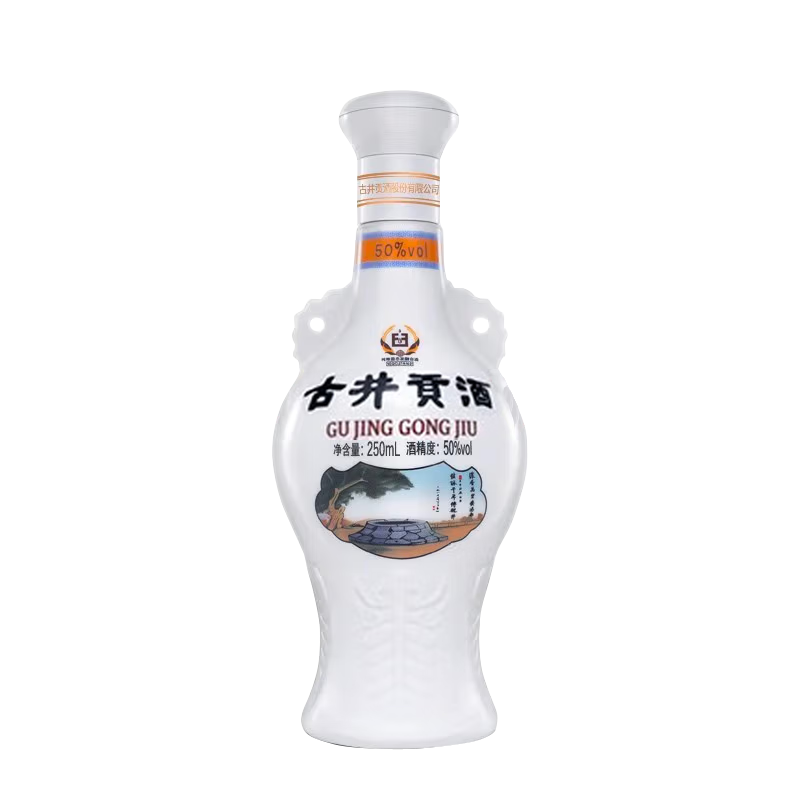 古井贡酒 怀旧小酒 浓香型白酒 50度 250ml*1瓶 1元