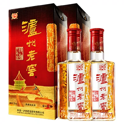 88VIP：泸州老窖 六年窖头曲52度浓香型白酒 500ml*2瓶 内含礼袋 136元（需领券