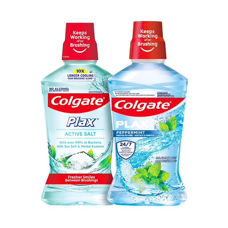 88VIP：Colgate 高露洁 酷爽清新漱口水500ml*2瓶 18.9元