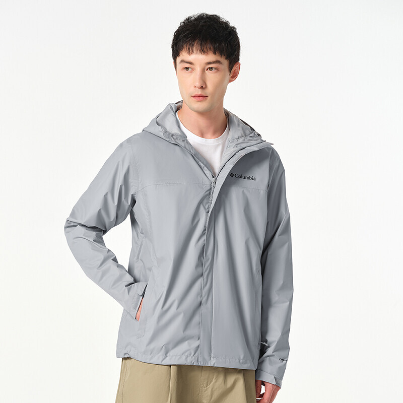 哥伦比亚男子冲锋衣re2433039白色l599元
