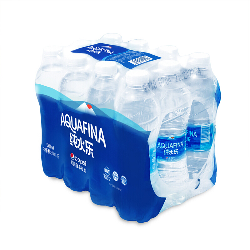 AQUAFINA 纯水乐 Pepsi 百事可乐 纯水乐饮用水 550ml*12瓶 17.9元