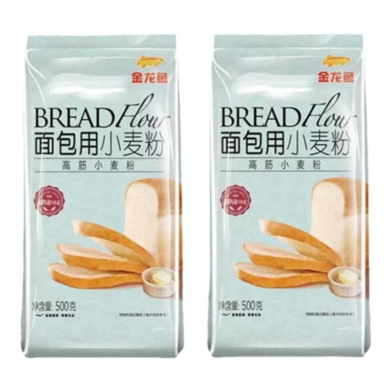 金龙鱼 面包粉500g*2袋 ￥11.9