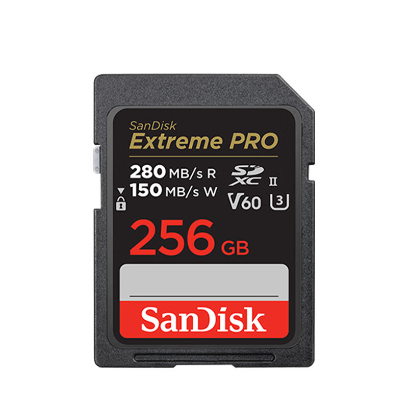 SanDisk Extreme PRO SD存储卡 256GB（UHS-II、V60、U3） 1149元（需用券）