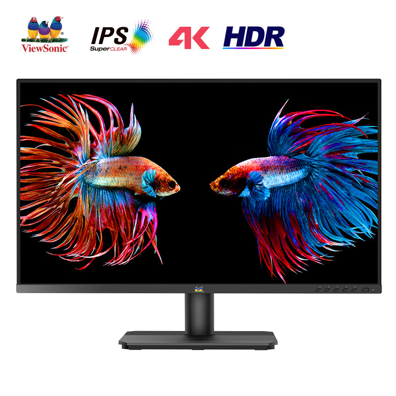 ViewSonic 优派 VA2779-4K-HD 27英寸 IPS 显示器（3840×2160、60Hz、99%sRGB、HDR10） 1049