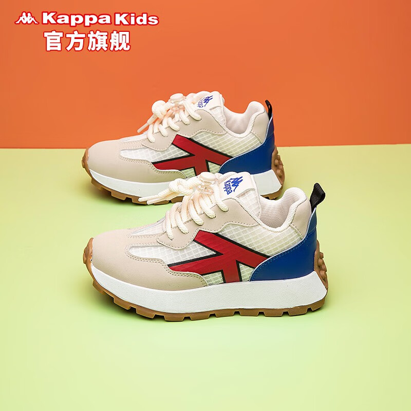 Kappa 卡帕 Kids24年春款儿童鞋阿甘鞋春季新款运动鞋 99元（需用券）