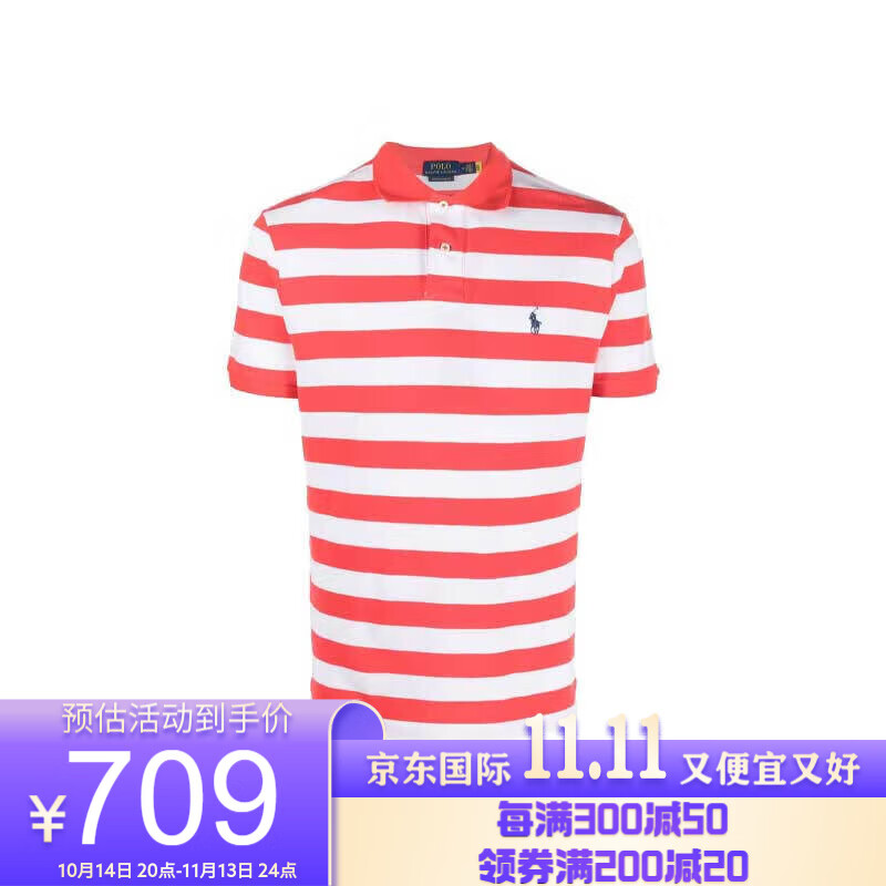 RALPH LAUREN 拉夫劳伦 男士Polo衫 710898606 商务休闲 239.71元