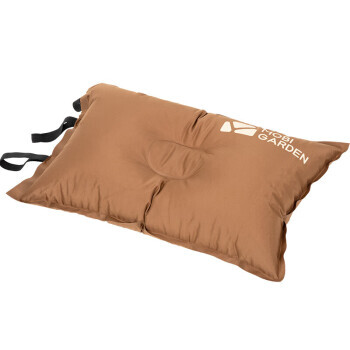 牧高笛 MOBIGARDEN） 自动充气枕头 旅行枕 便携舒适午睡露营睡枕 NXL1534002 栗棕色 38元