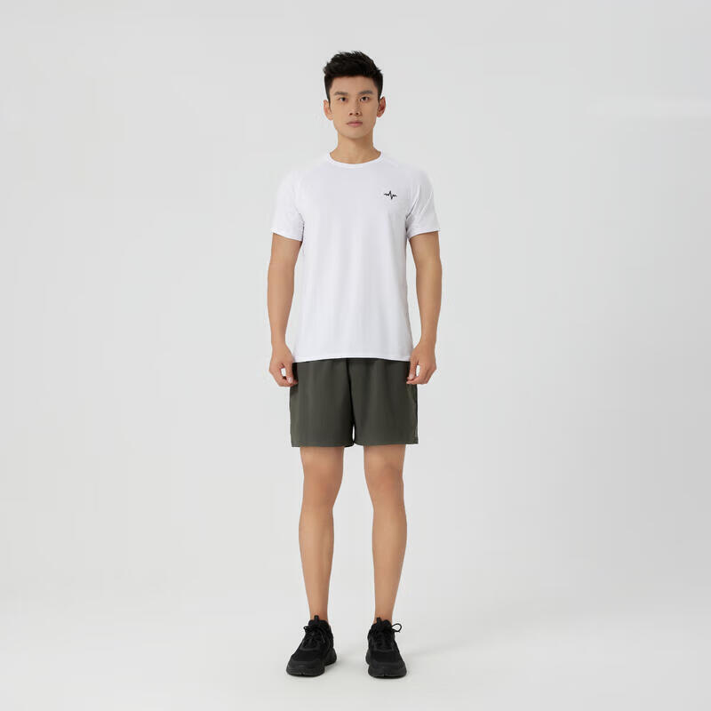 迪卡侬 DECATHLON 运动短裤男跑步速干透气训练篮球裤速干裤-5647526 黑色 L 34.11元