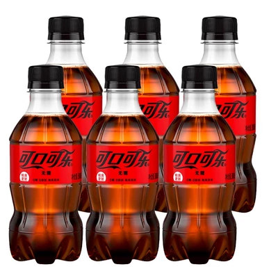 Coca-Cola 可口可乐 芬达碳酸饮料300mL*6瓶 6.4元