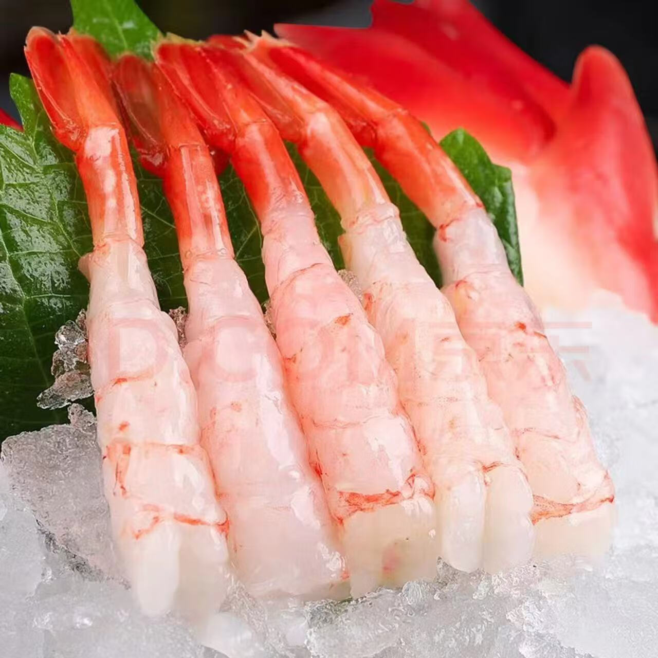 寿司甜虾刺身70克*2盒（30条/盒） 赠芥末酱油 70元