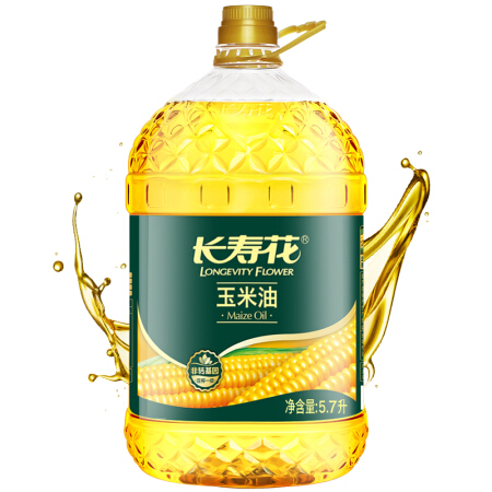 长寿花 玉米油 5.7L 78.9元