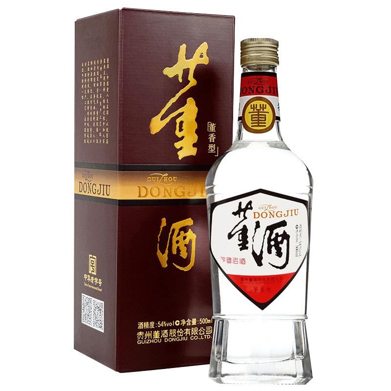 董酒 复刻白标(带盒) 董香型 54度 500ml 单瓶装