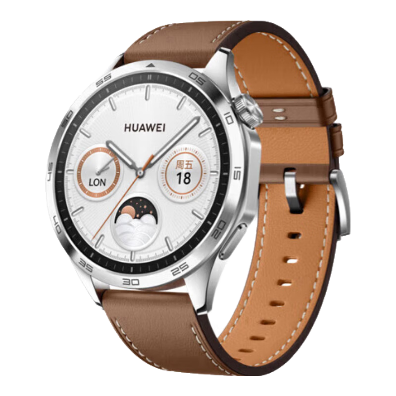 再降价、京东百亿补贴：HUAWEI 华为 WATCH GT4 智能手表 46mm 山茶棕 1252.71元