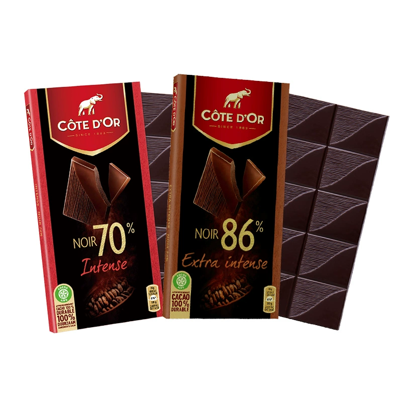 克特多金象 进口86%100g×4排可可黑巧克力 ￥49.5