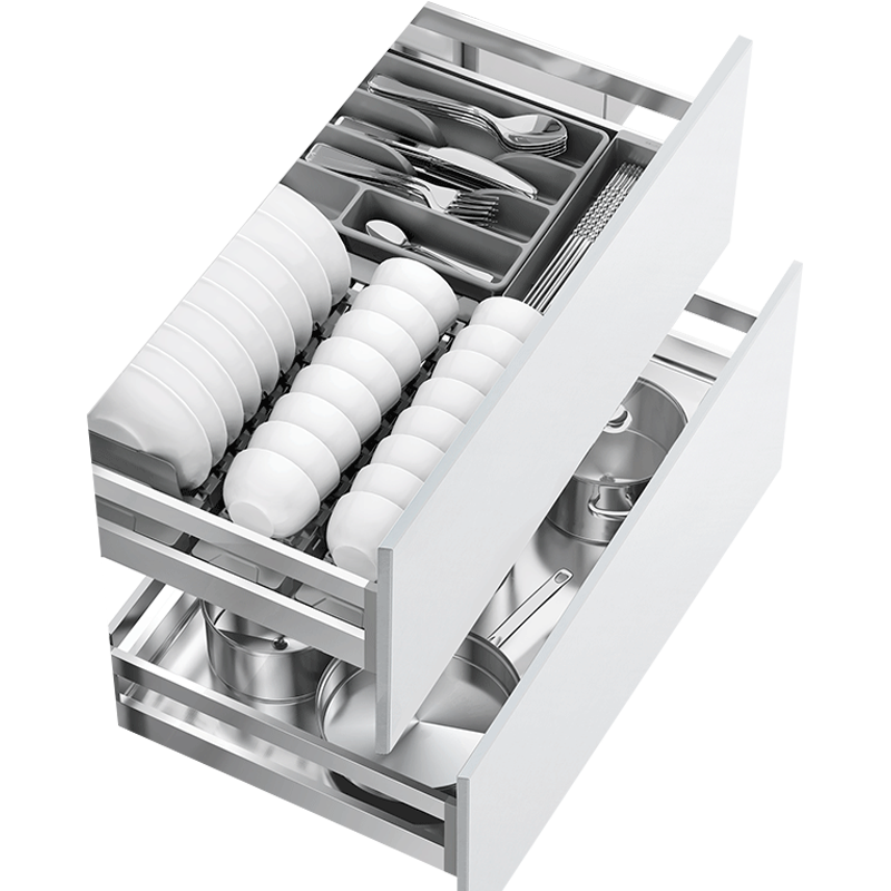 PLUS会员：悍高 L系列 4.41.13.308234 双层橱柜拉篮 800柜款 585.77元