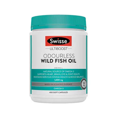 88VIP:Swisse斯维诗 高浓度深海鱼油 400粒 94.05元（需领券）