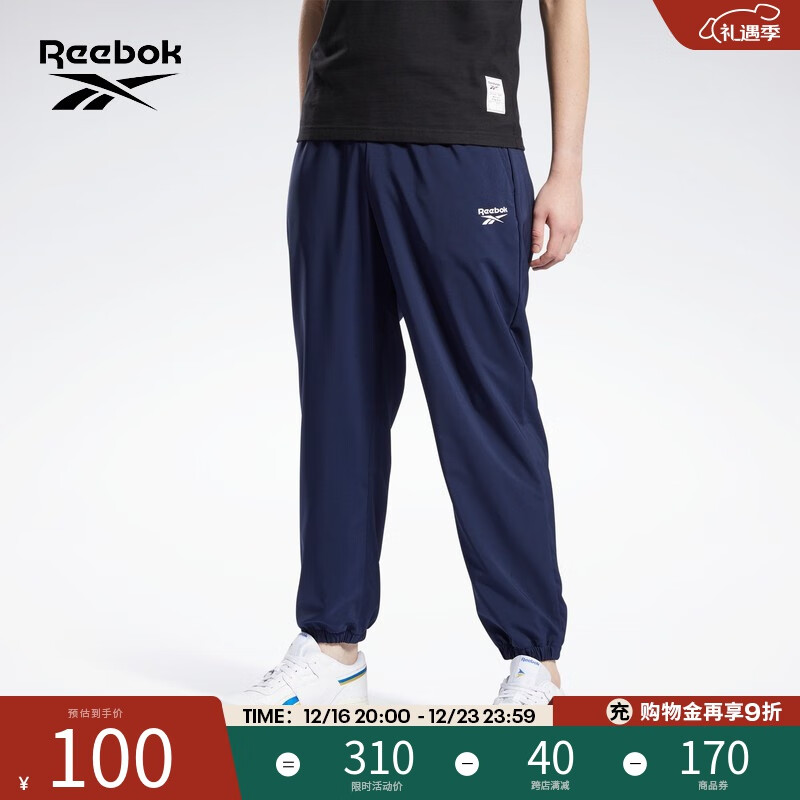 Reebok 锐步 男子运动长裤 GV5510 藏青色 M ￥78.45