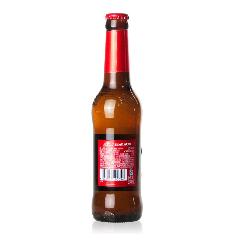 Budweiser 百威 临期 瓶装啤酒 美式拉格 经典醇正330ml*24瓶 106元（需用券）