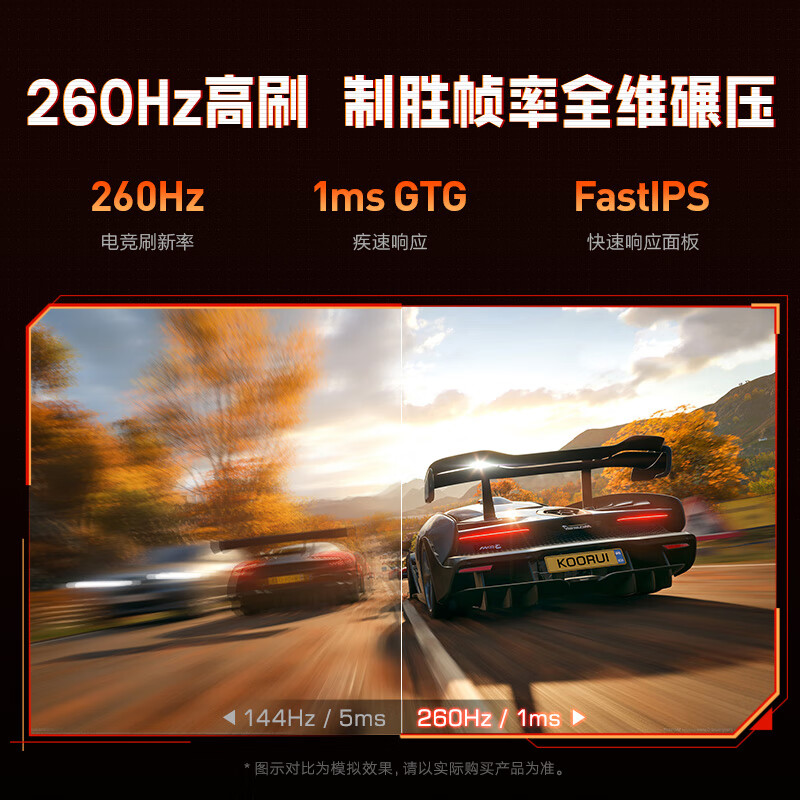 科睿 X5 24.5英寸FastIPS显示器 518.4元 - 线报酷