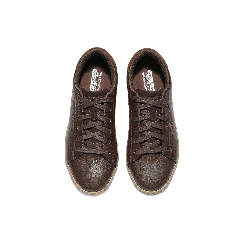 斯凯奇 男鞋秋季复古商务板鞋休闲鞋软底减震百搭舒适通勤平底鞋210946 158.5