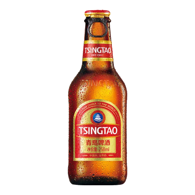 PLUS会员：青岛啤酒 原麦汁浓度11°P 拉环小棕金箱啤 258mL 12瓶 89.4元(需领券
