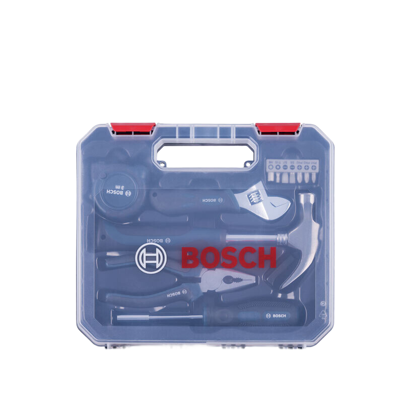 博世（BOSCH）家用多功能手动工具12件套 塑盒精装 80.1元包邮（满减，晒图返