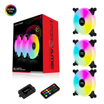 I For Game 游戏悍将冰晶t3 风扇套装 3个小6pin风扇 集线器 遥控器 79 京东商城 逛丢 实时同步全网折扣