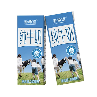88vip：新希望 严选纯牛奶牛奶整箱24盒品质营养200ml*24盒 35.53元包邮