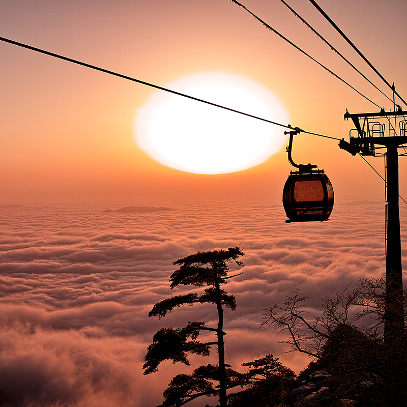 [黄山风景区-云谷索道]黄山风景区云谷索道---南大门 80元/人