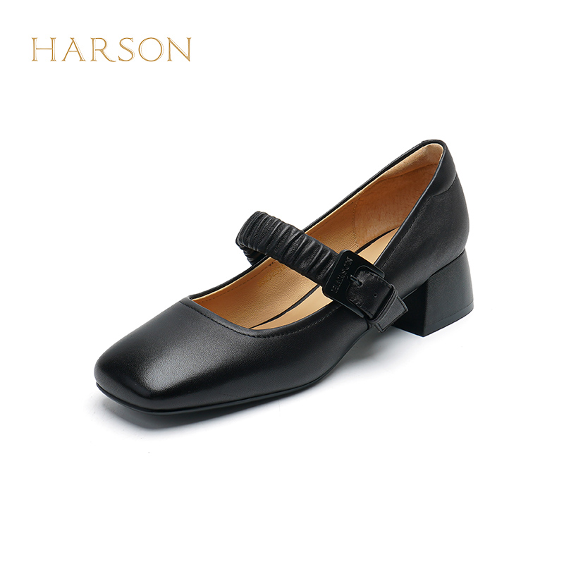 88VIP：HARSON 哈森 女士玛丽珍鞋 HS232518 805.6元（需用券）