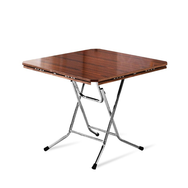 古雷诺斯 折叠餐桌 棕色 直径120cm 89元（需用券）