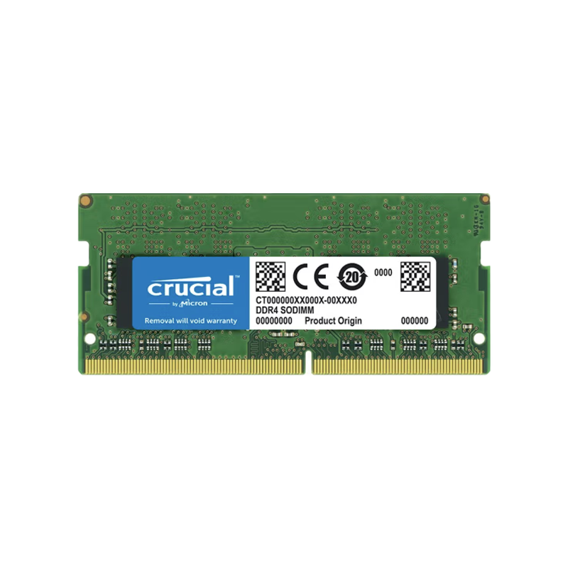 PLUS会员：Crucial 英睿达 8GB DDR4 3200频率 笔记本内存条 美光（原镁光）原厂颗