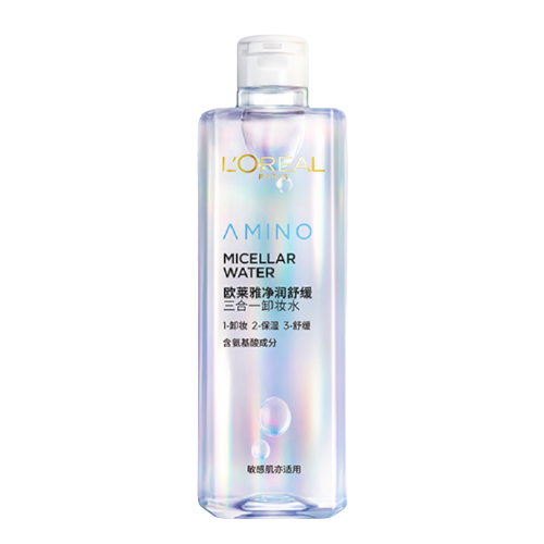 L'OREAL PARIS 净润舒缓三合一卸妆水 400ml 99元