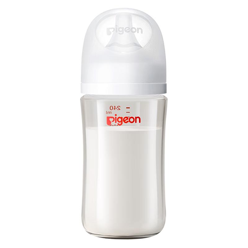 贝亲 自然实感第3代PRO系列 AA187 玻璃奶瓶 240ml M 3月+ 67.15元（需用券）