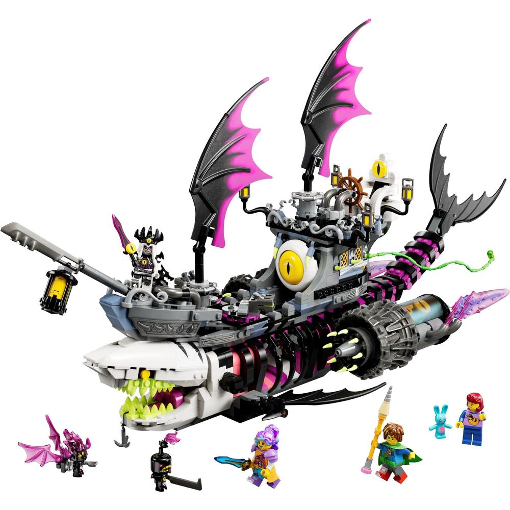 LEGO 乐高 梦境城猎人DREAMZzz系列 71469 梦魇鲨鱼船 702元（需用券）