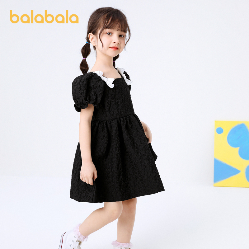 88VIP：巴拉巴拉 女童高腰时尚优雅连衣裙 47.41元