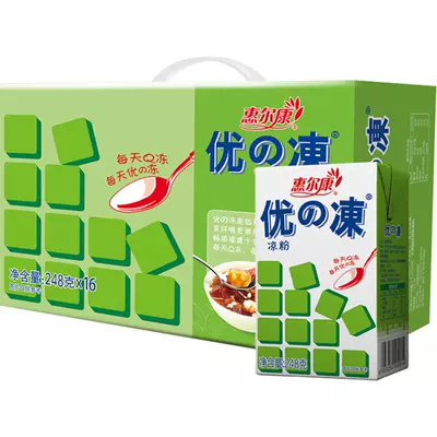 惠尔康 黑白凉粉即食仙草冻 原味 礼盒装 19.29元+3.98元淘金币（需新客）