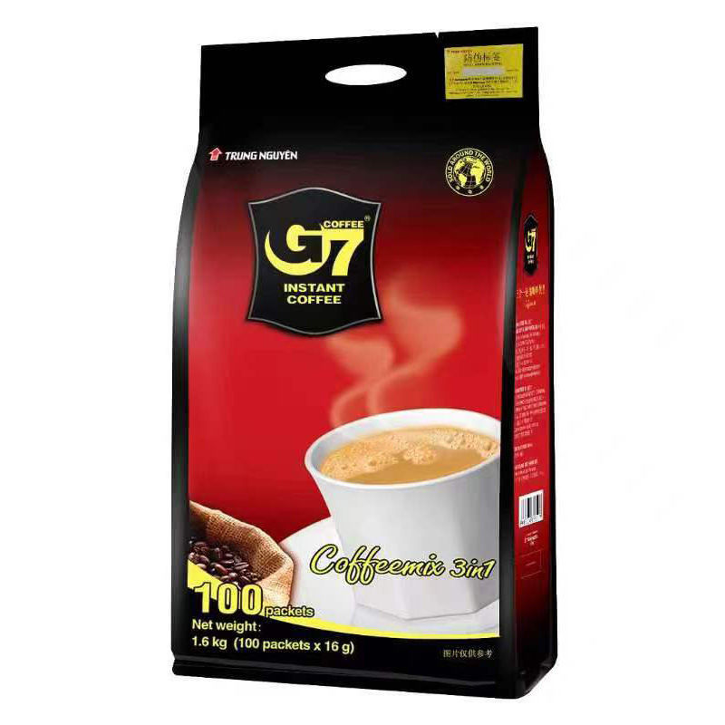 g 7 coffee 越南咖啡粉进口中原g7三合一速溶咖啡原味提神原装 27.8元（需用券