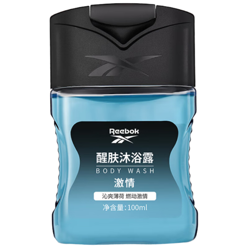 REEBOK锐步 醒肤沐浴露男女通用 激情100ml 旅行装 ￥2.9