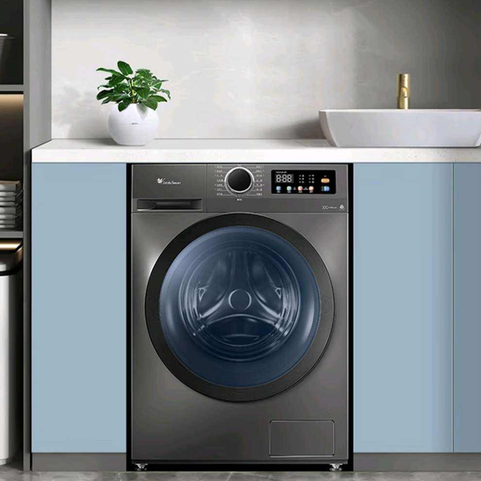 小天鹅（LittleSwan）滚筒洗衣机全自动家用 带烘干洗烘一体【TD100APURE】超薄