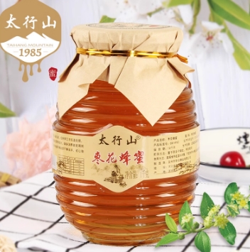 太行山 纯正天然枣花蜂蜜 1000g*1瓶 19.9元（需用券）