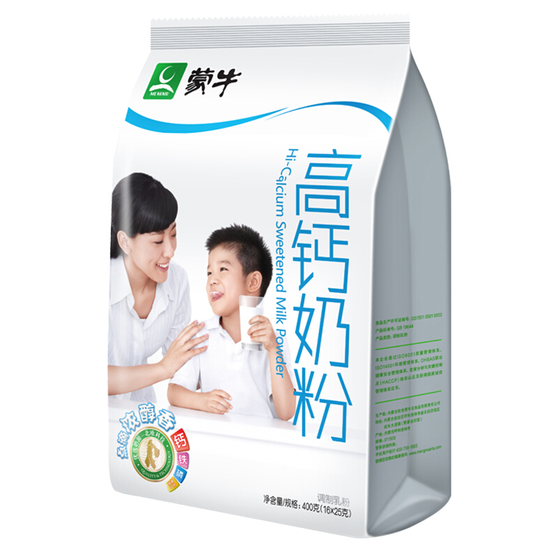 88VIP：MENGNIU 蒙牛 高钙奶粉 400g 20.71元