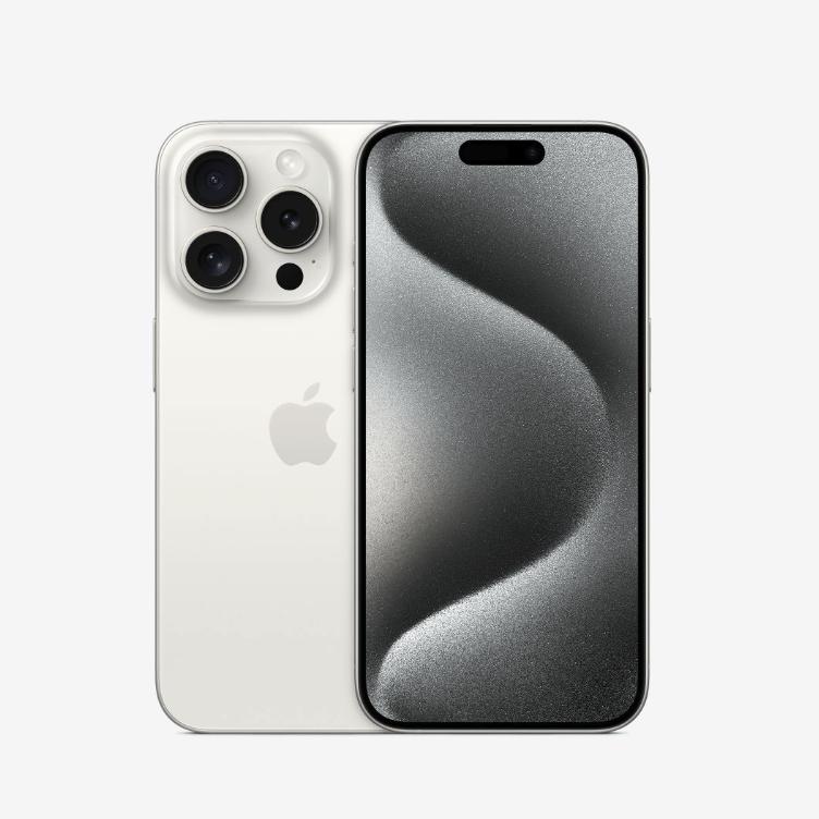 PLUS会员：Apple 苹果 iPhone 15 Pro 5G手机 256GB 白色钛金属 6953.06元（需用券）