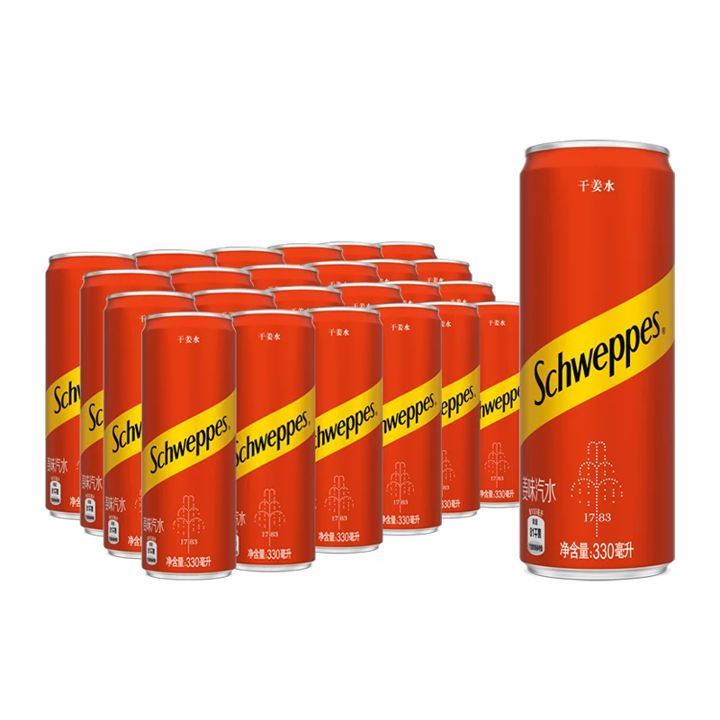 怡泉 饮料干姜水汽水 330ml*24罐 30.64元 - 线报酷