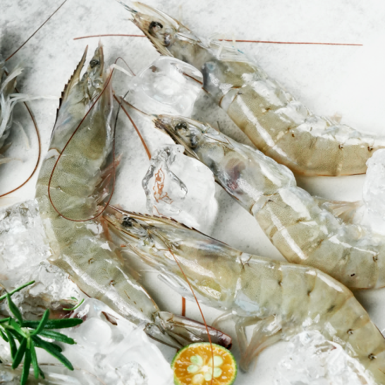 鲜生说 厄瓜多尔白虾 30-40/kg 净重3.3斤 69.